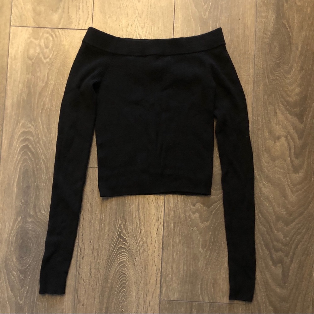 All saints off the shoulder sweater